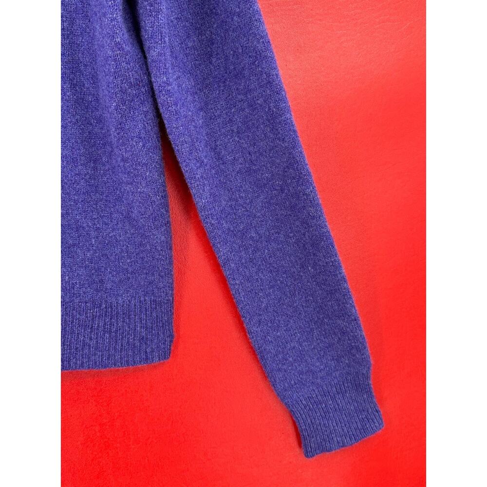Ralph Lauren XL Purple Marbled Wool/Angora Blend Button Front Cardigan Sweater - Picture 6 of 8